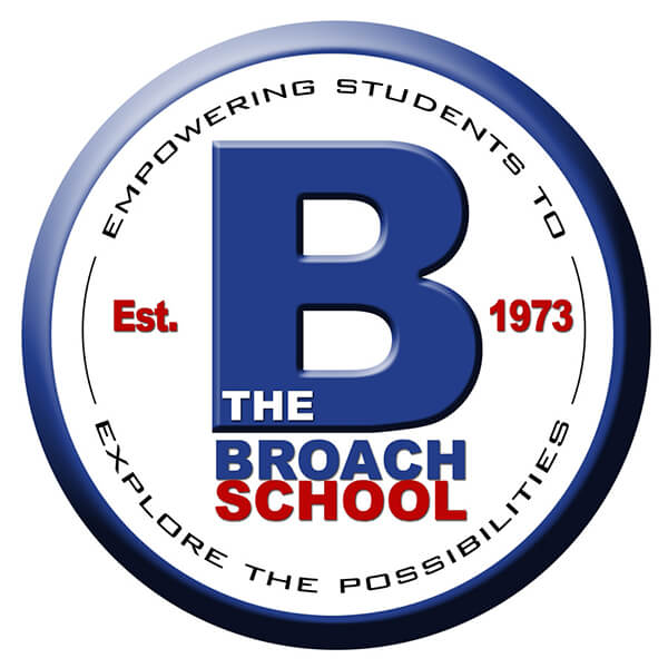 The Broach School logo empowering students to explore the possibilities established 1973